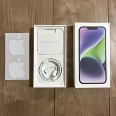 ⭐︎美品⭐︎ iPhone14 コード　箱　パープル　匿名発送