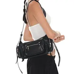 BLACK PURPLE Marco Bag マルコバッグ