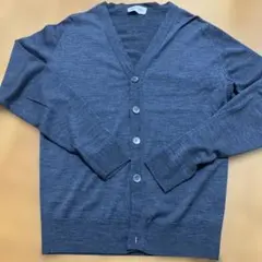 12/8以降値上】JOHN SMEDLEY ダークグレー カーディガン Sサイズ