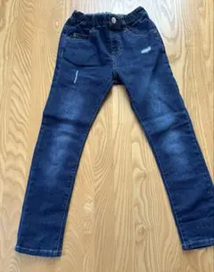 ブリーズ　ストレッチ　ダメージ加工デニム　130