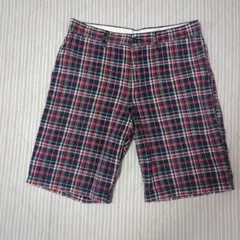 ユニクロ チェック柄 ショートパンツ メンズM