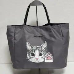 マユママ様専用フェリシモ 猫部 2way トートバッグ ショルダーバッグ グレー
