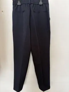 濃紺テーパードパンツ ゴムウエスト