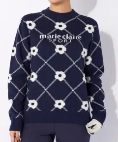 【marie claire】クルーネックセーター