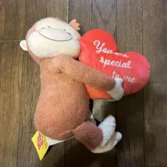 早い者勝ち おさるのジョージ ぬいぐるみ ビッグハート - メルカリ