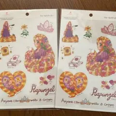 ウォールステッカーラプンツェル シール2枚セット
