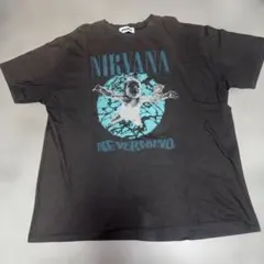 Nirvana Tシャツ ブラック L バンドTシャツ　BIGTシャツニルバーナ