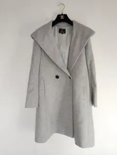 極美品✨定価5万 23区上品 グレーミドル丈コートサイズ 40
