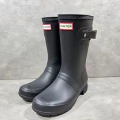 ハンター HUNTER オリジナル レインブーツ 黒 UK3 23.0cm