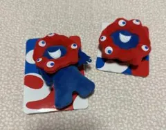 ❶大阪関西万博　ぬいバッジ　ミャクミャク　２点セット　ぬいぐるみ
