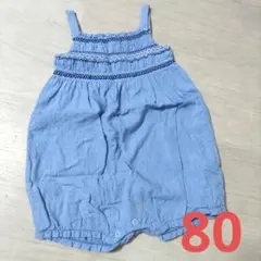 H&M〈エイチアンドエム〉　女の子　ロンパース　80サイズ　 ショートオール