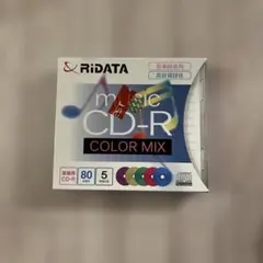 RiDATA 音楽用 CD-R 80分 4枚組 カラーミックス