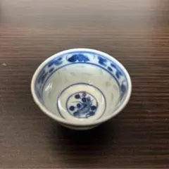 【愛】中国古玩　唐物　染付人物文鉢　若深珍蔵在銘　賢人　清代　中国美術　(582) Yahoo!オークション -「中国清時代」(染付) (骨董陶磁器一般)の落札