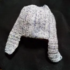 耳あて付き帽子　ハンドメイド