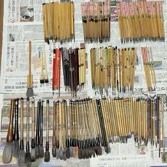 【書道具】書道筆 180本超 まとめ売り ジャンク扱い