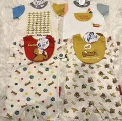 ☆新品タグ付き☆おさるのジョージ　curious george ロンパース　80