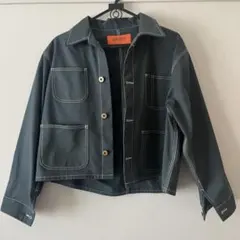 ユニバーサルオーバーオール ショートカバーオール ネイビー