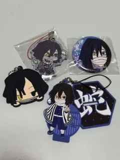 伊黒小芭内 ストラップと缶バッジセット