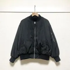 LOVETOXIC ナルミヤ リバーシブルMA-1 ボア 黒 M ブルゾン