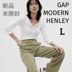 GAP MODERN HENLEY WOMENS L