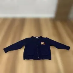 MIKI HOUSE ネイビー カーディガン