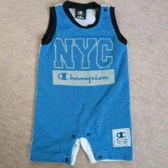 Champion NYCロンパース 青/ホワイト