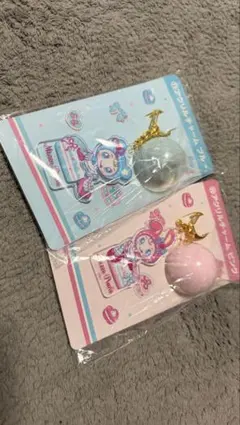 メゾピアノ　1番くじ　アクリルチャーム　水色 ピンク 2個セット