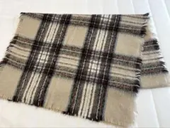 【美品】チェック柄大判ストール✴︎マフラー