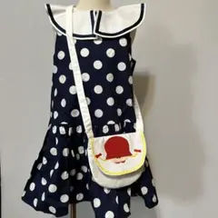 ゆっこ様専用ページハンドメイド ワンピース 水玉 ドット柄 120