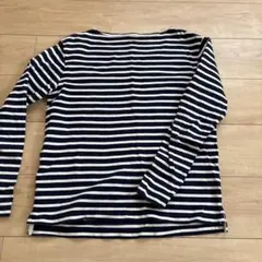 無印良品　ストライプデザイン Lサイズ 長袖カットソー