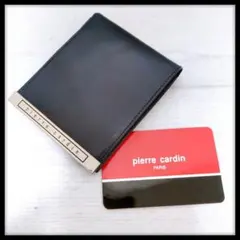 pierre cardin ピエールカルダン 二つ折り財布 ブラック　ネイビーのサムネイル