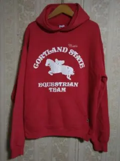 80s 90s USA製 Russell パーカー 赤 Lサイズ ビンテージ