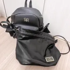 すとぷり リボンチャームミニリュック 巾着型ショルダーバック