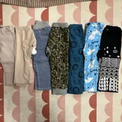 子ども服 ボトムス まとめ売り7点セット 80〜90