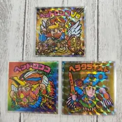 ヘッドだらけのビックリマンチョコ　ビックリマンシール3種セット