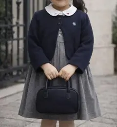 ファミリア　フォーマル ワンピース ブラウス カーディガン セット　90 お受験