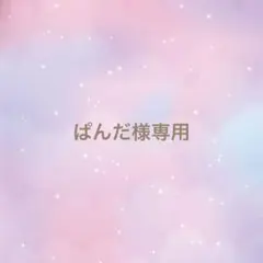 ぱんだ様専用ページ