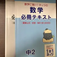 数学 必冊テキスト 中2 1対1ネッツ