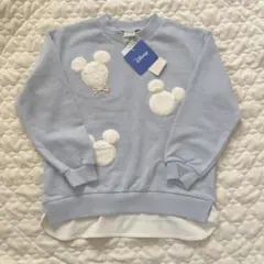 【petit main】ディズニー ミッキーマウス トレーナー 120cm