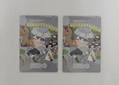 カラフルピーチ 展示会 からぴち トレカ ヒロ ミニキャラ 2枚セット