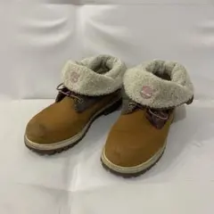 Timberland ボア折り返しブーツ ウィート