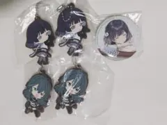 秦谷美鈴 月村手毬 ラバーマスコット 缶バッジ キーホルダー 学マス まとめ売り