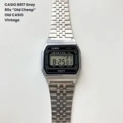 CASIO B817 80s “Old Cheap” Gray Vintage