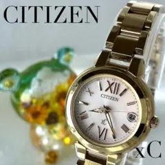 【稼働・美品】CITIZEN xC H240 電波ソーラー ゴールド レディース