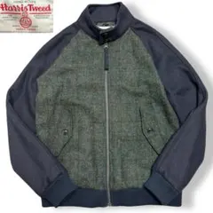 美品 Harris Tweed スウィングトップ S ブルゾン ハリスツイードのサムネイル