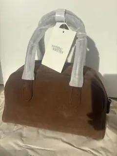 NOTHING WRITTEN スウェード　バッグ　ボストン　ナッシングリトゥン