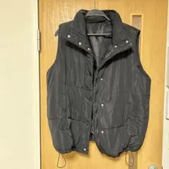 ブラックダウンベスト 調整可能