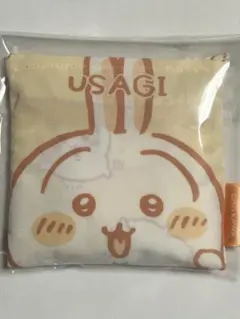 ちいかわ　エコバッグ　うさぎ総柄　 イエロー