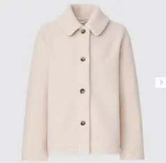 ボアフリースステンカラーショートコート