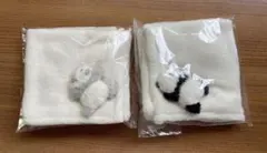 フェリシモ　赤ちゃんパンダハンカチ　2枚セットのサムネイル